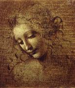 LEONARDO da Vinci la scapigliata Sweden oil painting artist
